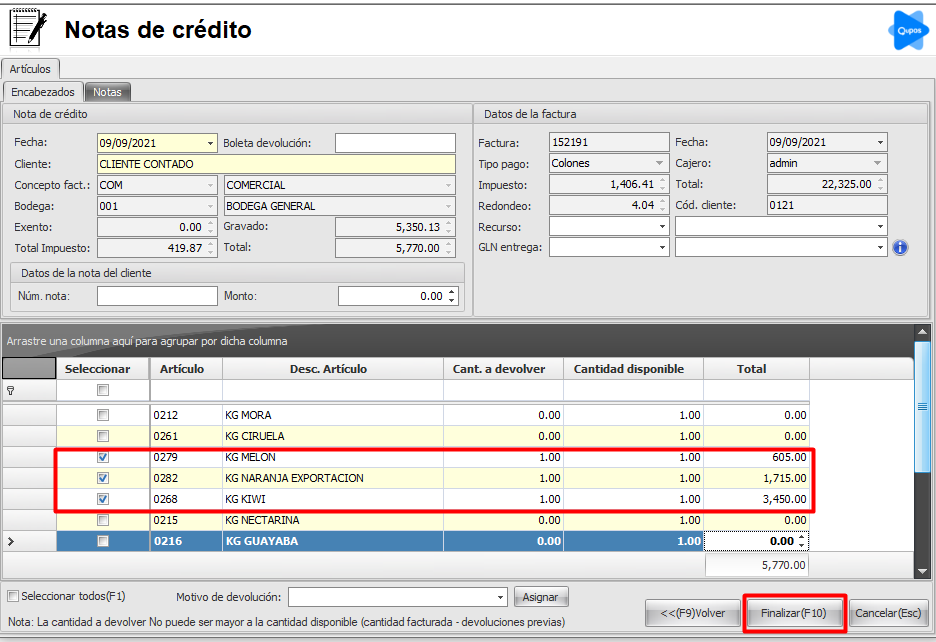 ¿cómo Crear Una Nota De Crédito Simple Desde Facturaciónemk 7090